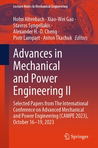 Enlarge image Cover: Advances in Mechanical and Power Engineering II - Springer