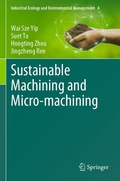 Cover: Sustainable Machining and Micro-machining - Springer