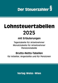 Abbildung von: Lohnsteuertabellen 2025 - Weiss-Vlg