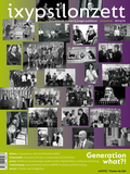 Cover: ixypsilonzett winterheft 2024/25 - Theater der Zeit