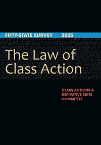 Abbildung von: The Law of Class Action - American Bar Association