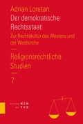 Cover: Der demokratische Rechtsstaat - Theologischer Verlag Z&uuml;rich