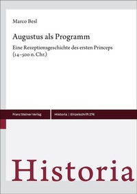 Enlarge image Cover: Augustus als Programm - Franz Steiner Verlag