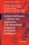 Cover: Ambient Intelligence - Software and Applications - 15th International Symposium on Ambient Intelligence - Springer