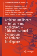 Cover: Ambient Intelligence - Software and Applications - 15th International Symposium on Ambient Intelligence - Springer