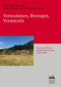 Cover: Verstummen, Bezeugen, Vermitteln - BoD - Books on Demand
