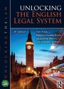 Cover: Unlocking the English Legal System - Routledge