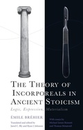 Cover: The Theory of Incorporeals in Ancient Stoicism - Edinburgh University Press