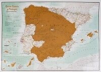 Abbildung von: Scratch Spain & Portual Print - Maps International Ltd