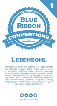 Abbildung von: Blue Ribbon Conventions: Lebensohl - Baron Barclay Bridge Supplies