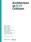 Cover: Architecture as Built Criticism - Park Books