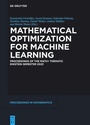 Cover: Mathematical Optimization for Machine Learning - De Gruyter