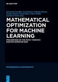 Abbildung von: Mathematical Optimization for Machine Learning - De Gruyter