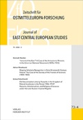 Bild: Zeitschrift für Ostmitteleuropa-Forschung (ZfO) 73/4 / Journal of East Central European Studies (JECES) 73/4 - Verlag Herder-Institut