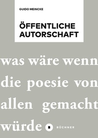 Abbildung von: Öffentliche Autorschaft - Büchner-Verlag