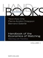 Cover: Handbook of the Economics of Matching - Elsevier