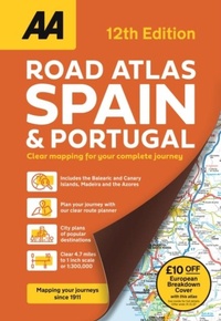 Abbildung von: AA Road Atlas Spain & Portugal - Automobile Association