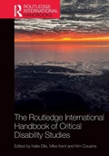Cover: The Routledge International Handbook of Critical Disability Studies - Routledge
