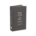 Cover: Charcoal Canvas One Line a Day - Chronicle Books