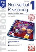 Cover: 11+ Non-verbal Reasoning Year 4/5 Testbook 1 - Accelerated Education Publications Ltd