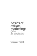 Cover: Basics of Affiliate Marketing: Q&A for Beginners - BookRix