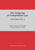 Cover: The Language of Competition Law - Publicacions de la Universitat de Val&egrave;ncia