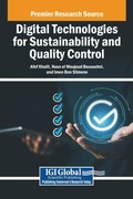 Cover: Digital Technologies for Sustainability and Quality Control - IGI Global