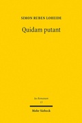 Abbildung von: Quidam putant - Mohr Siebeck