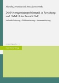 Cover: Die Heterogenit&auml;tsproblematik in Forschung und Didaktik im Bereich DaF - Franz Steiner Verlag