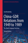 Cover: China-GDR Relations from 1949 to 1989 - Springer