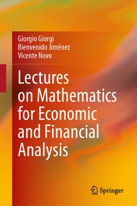 Abbildung von: Lectures on Mathematics for Economic and Financial Analysis - Springer
