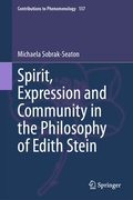 Bild: Spirit, Expression and Community in the Philosophy of Edith Stein - Springer