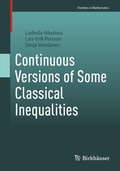 Cover: Continuous Versions of Some Classical Inequalities - Birkh&auml;user