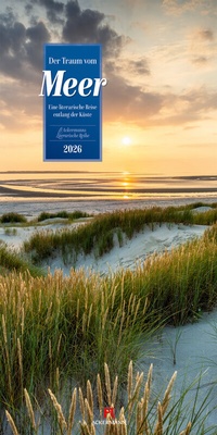 Abbildung von: Der Traum vom Meer Literatur-Kalender 2026 - Ackermann Kunstverlag
