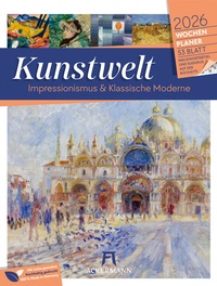 Abbildung von: Kunstwelt Wochenplaner Kalender 2026 | Impressionismus und Klassische Moderne - Ackermann Kunstverlag