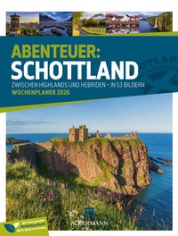 Abbildung von: Schottland Wochenplaner Kalender 2026 | Zwischen Highlands und Hebriden - Ackermann Kunstverlag