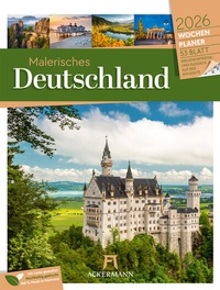 Abbildung von: Malerisches Deutschland Wochenplaner Kalender 2026 - Ackermann Kunstverlag