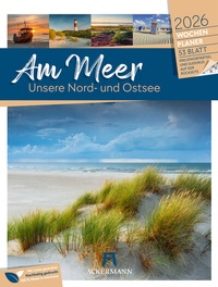 Abbildung von: Am Meer Wochenplaner Kalender 2026 - Ackermann Kunstverlag