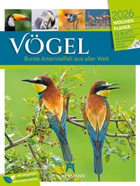 Abbildung von: Vögel Wochenplaner Kalender 2026 - Ackermann Kunstverlag