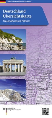 Abbildung von: Deutschland Übersichtskarte - Bundesamt f. Kartographie u. Geodäsie