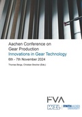 Cover: Aachen Conference on Gear Production - Innovations in Gear Technology. 6th - 7th November 2024, Aachen - Apprimus Verlag