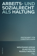 Cover: Arbeits- und Sozialrecht als Haltung - &Ouml;GB Verlag