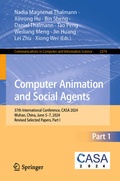 Cover: Computer Animation and Social Agents - Springer Nature Switzerland AG