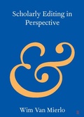 Cover: Scholarly Editing in Perspective - Cambridge University Press