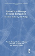 Cover: Research in Heritage Speaker Bilingualism - Routledge