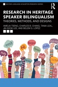 Cover: Research in Heritage Speaker Bilingualism - Routledge