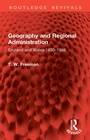 Cover: Geography and Regional Administration - Routledge