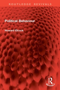 Enlarge image Cover: Political Behaviour - Routledge