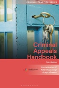Cover: Criminal Appeals Handbook - Bloomsbury Professional