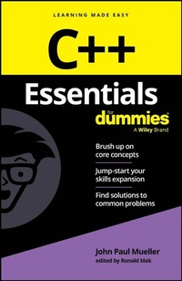 Abbildung von: C++ Essentials For Dummies - Wiley